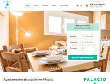 Tablet Screenshot of apartamentospalacioreal.es